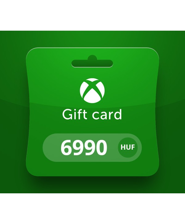 XBOX Live HUF 6990 Prepaid Card HU Xbox One Key EUROPE